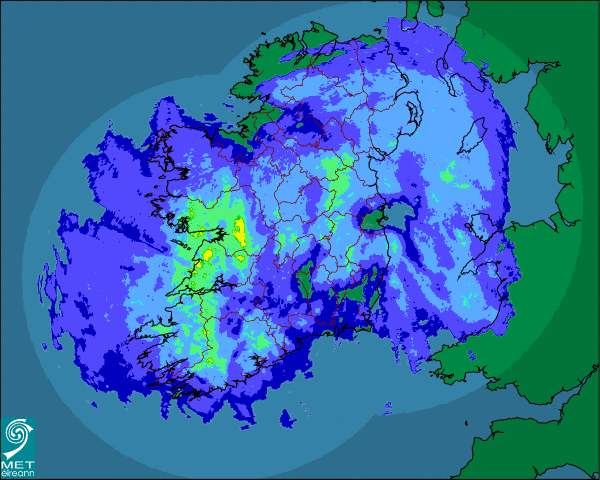Unfortunately, Irish people are all too familiar with the "rainfall radar"!